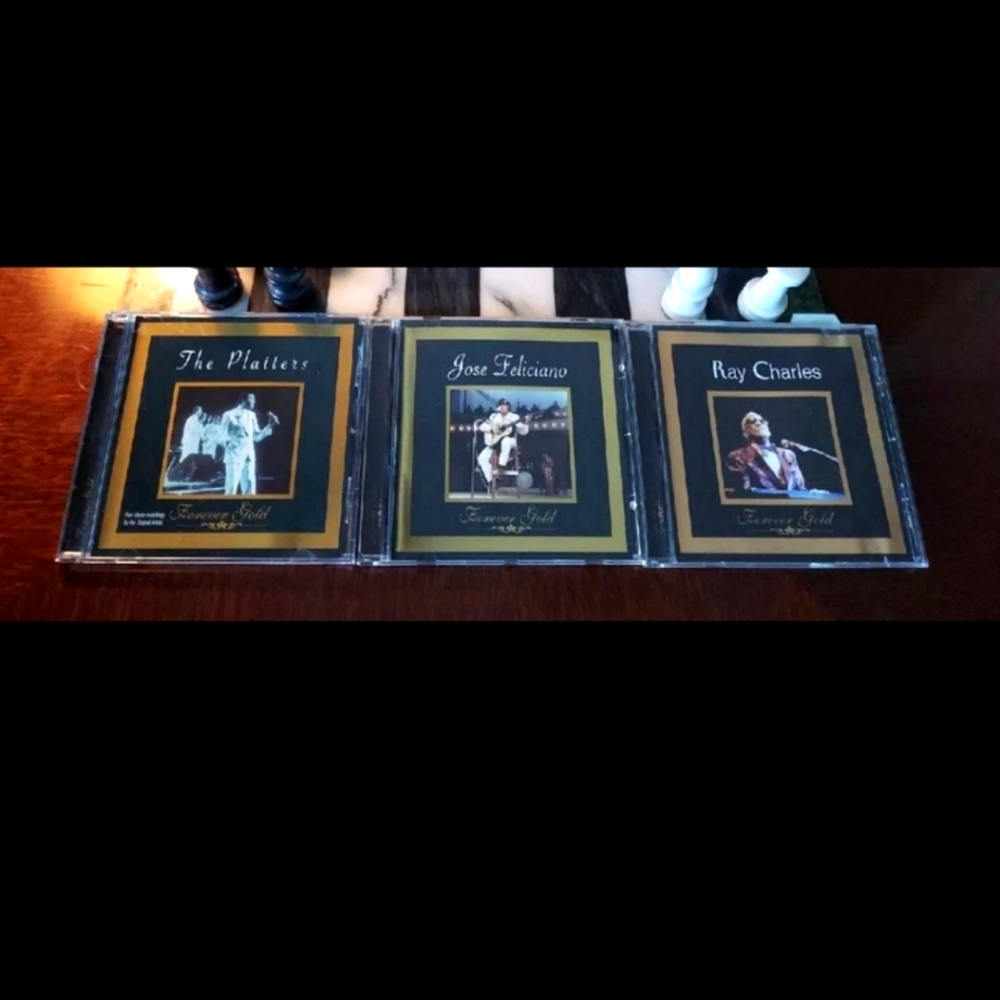 FOREVER GOLD MILLENIUM DIGITAL MUSIC CDs SET OF 3 - EUC 2002!